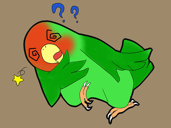 うずくまる